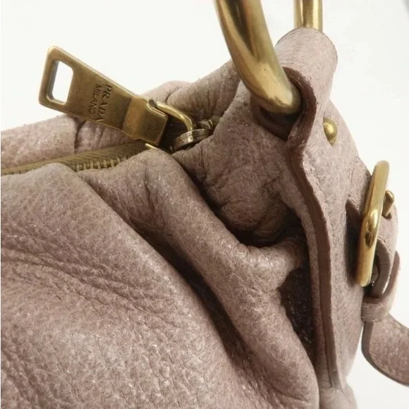 ✨💎PRADA💎✨Metallic Suede Hobo w/ Braided Strap w/ COA and Dustbag